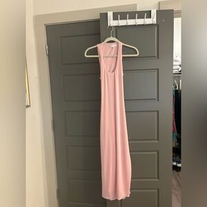 All The Ways Pink Open-Back Maxi Dress – Size M